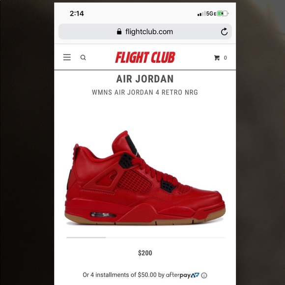 Womens Air Jordan Retro 4 NRG